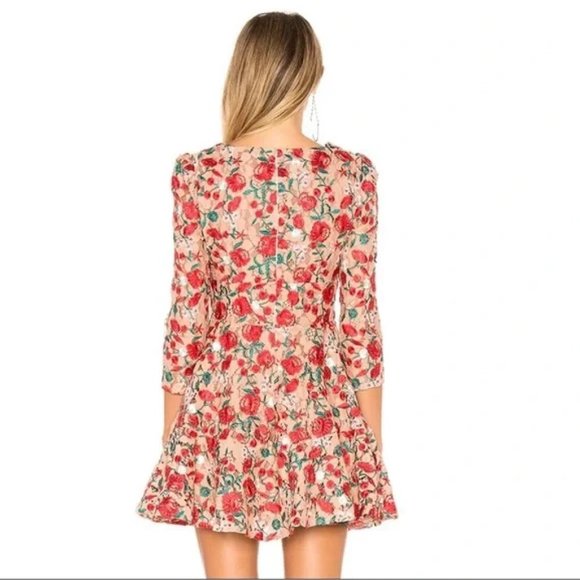 Lovers and Friends VIRA DRESS floral XXS - Picture 4 of 11